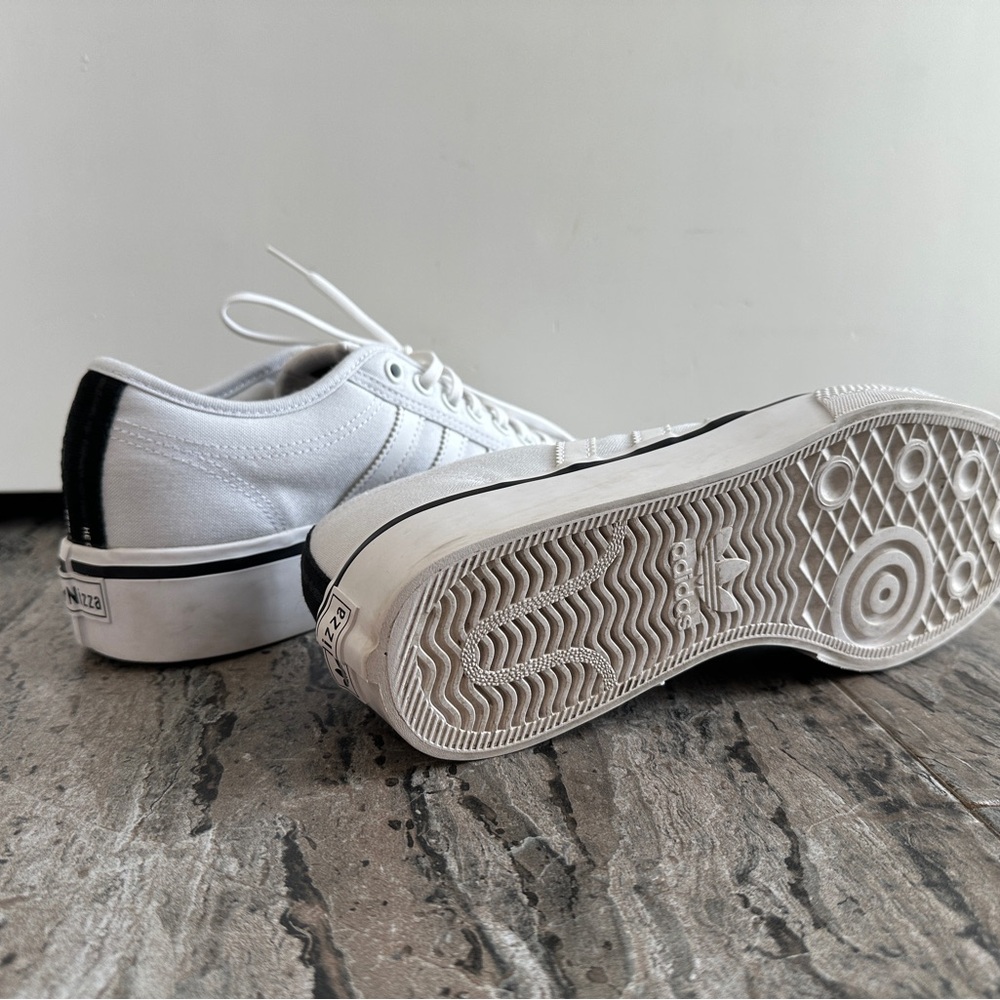 adidas White Platform Sneakers - Picture 4 of 4